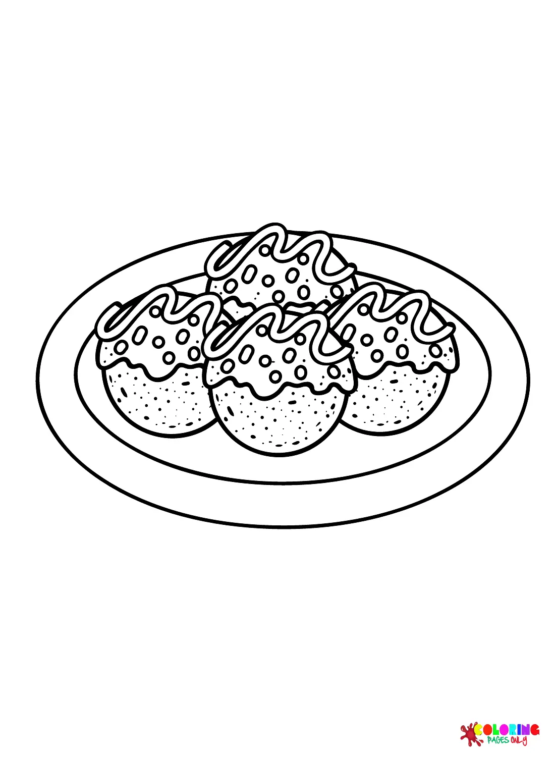 Takoyaki Coloring Pages 13