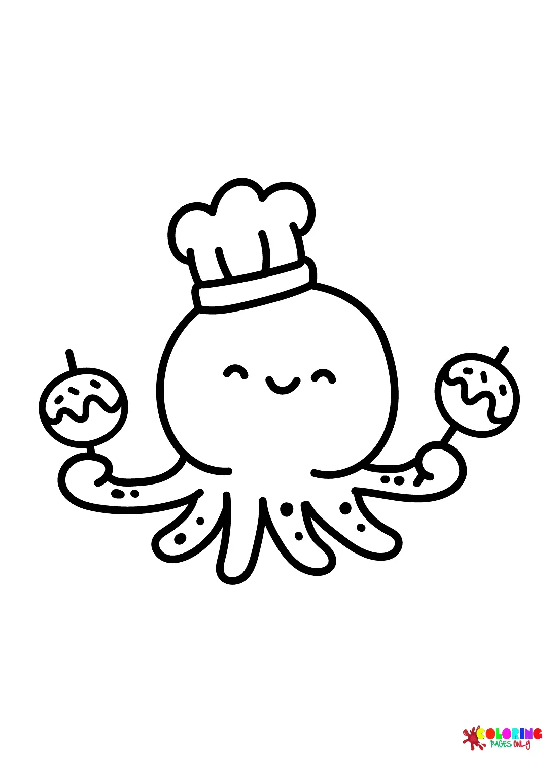 Takoyaki Coloring Pages 21