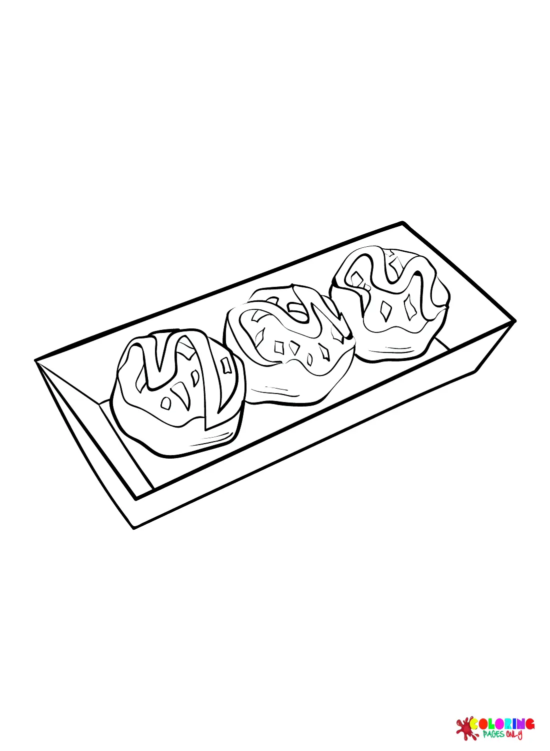 Takoyaki Coloring Pages 25