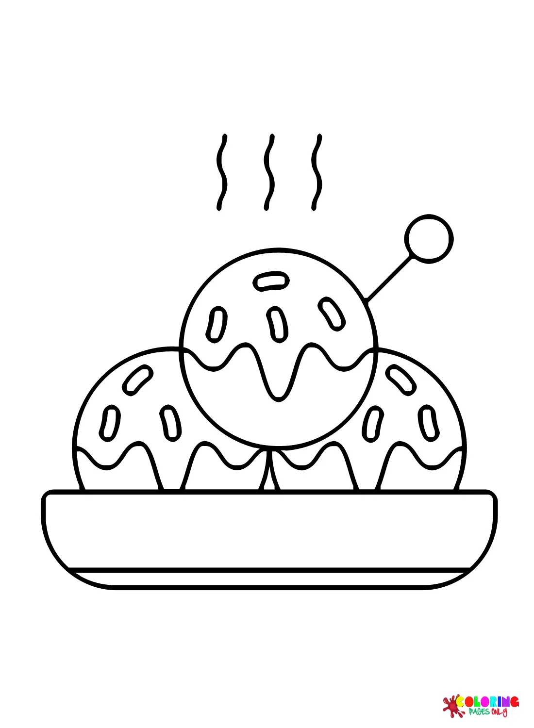 Takoyaki Coloring Pages 27