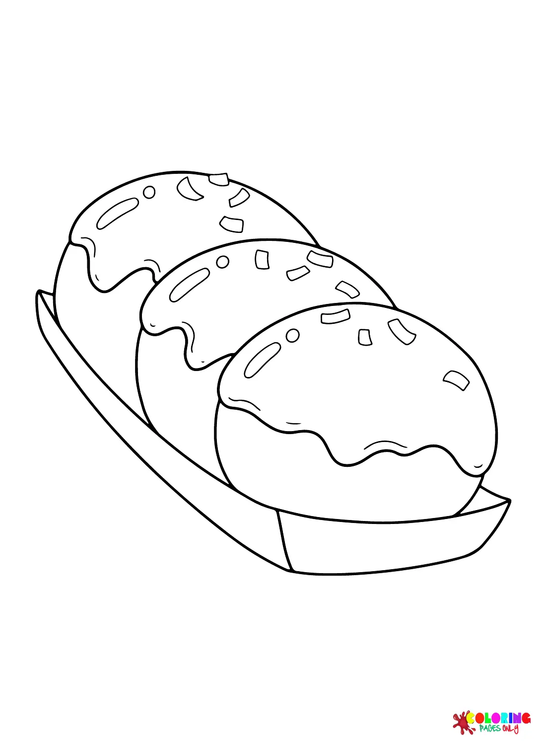 Takoyaki Coloring Pages 8