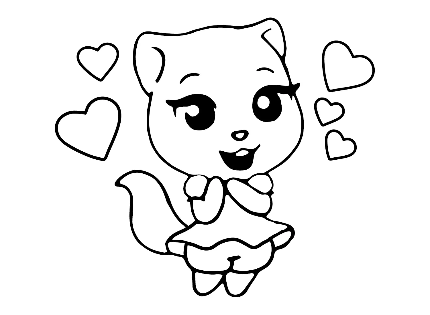 Talking Angela Coloring Pages 11