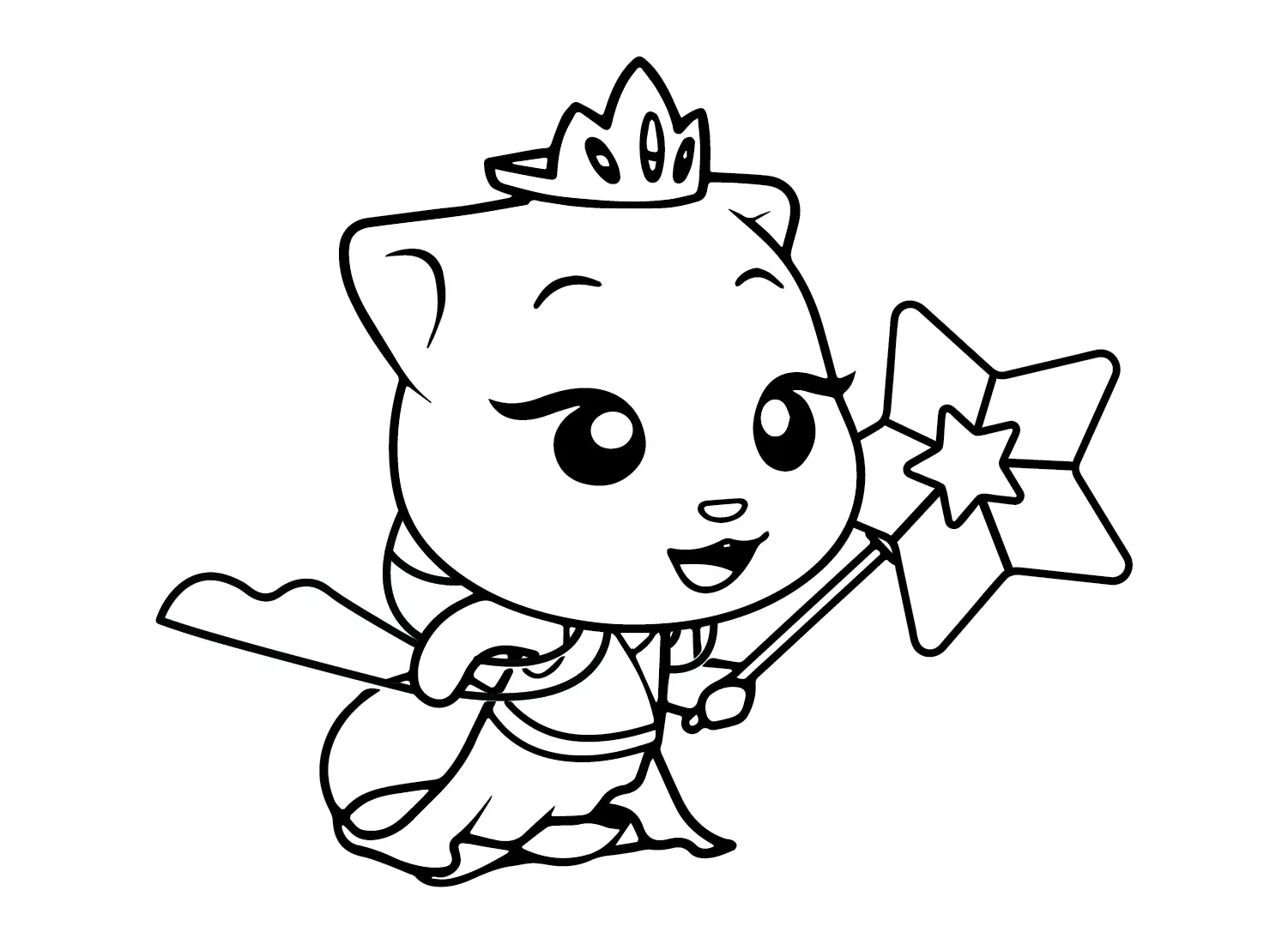 Talking Angela Coloring Pages 16