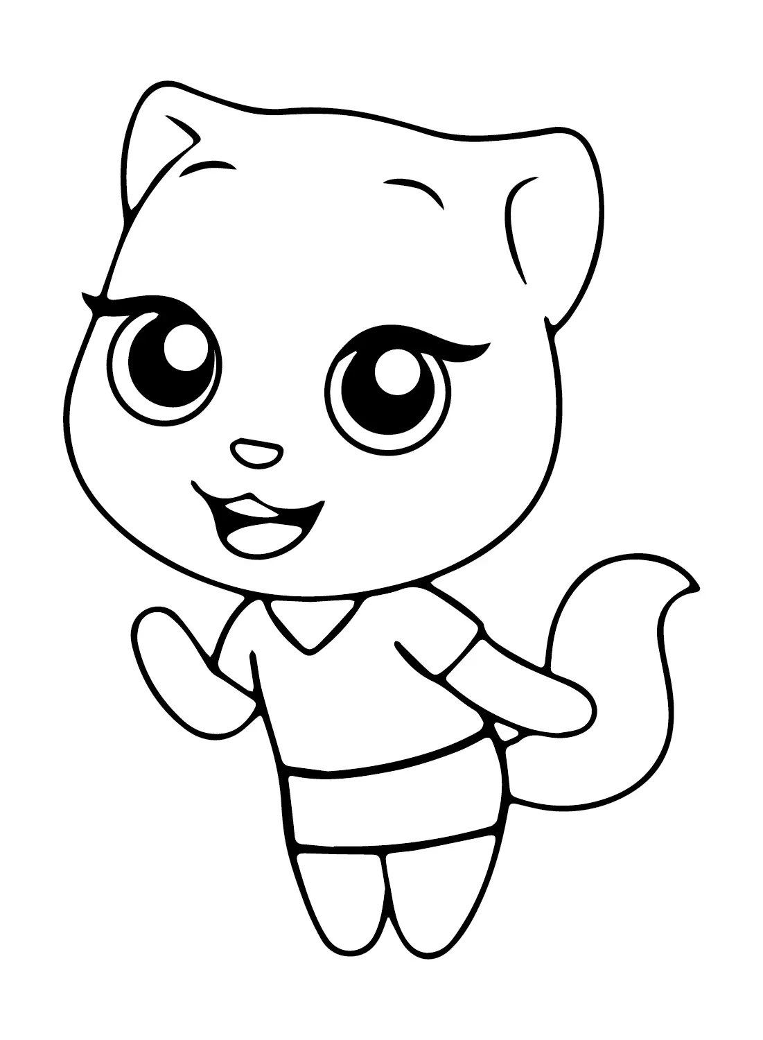 Talking Angela Coloring Pages 9