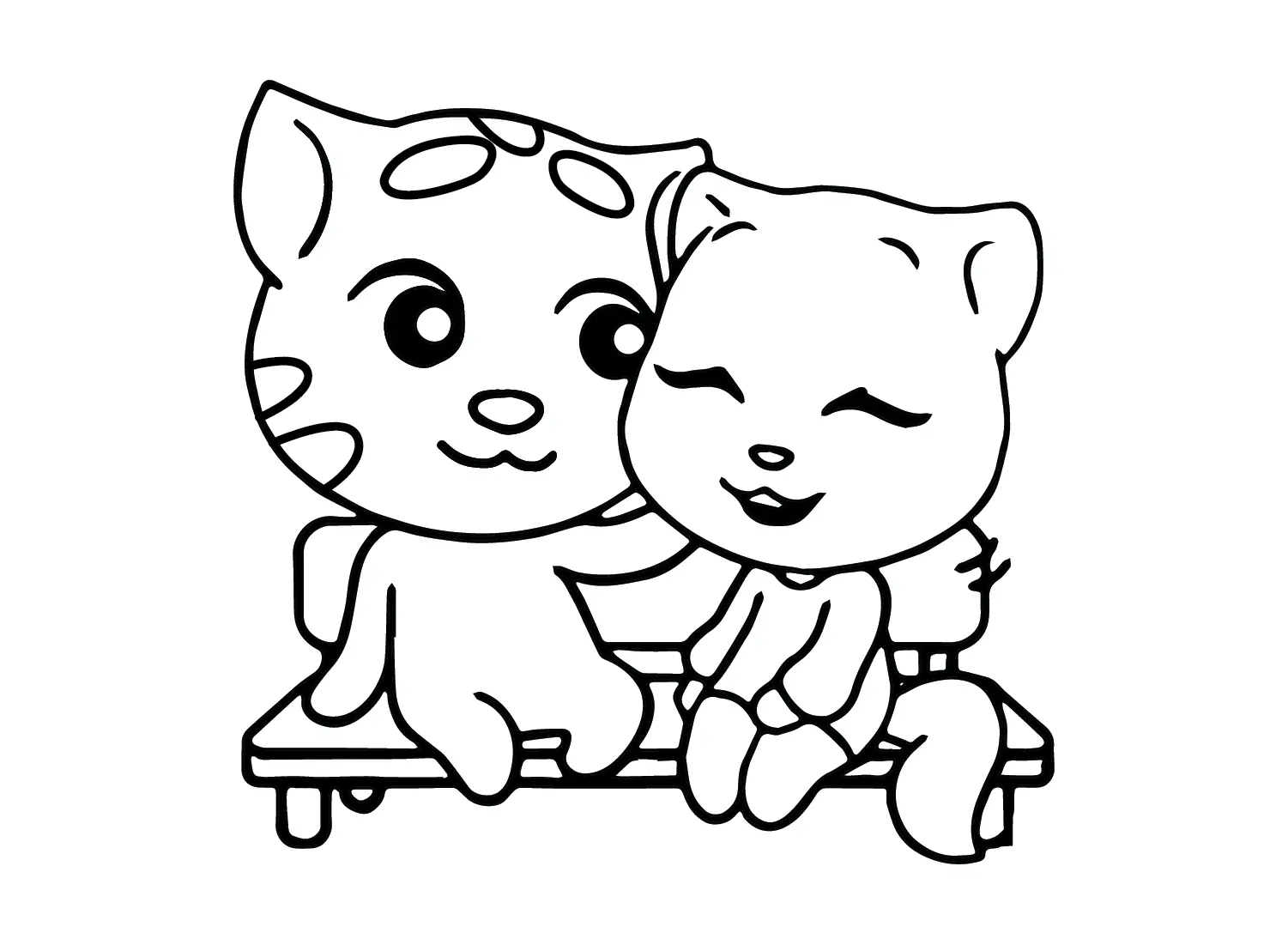 Talking Tom Coloring Pages 2