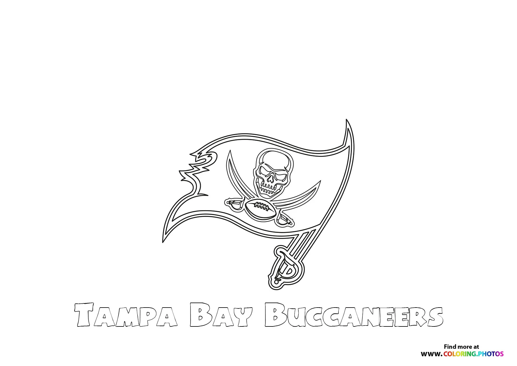 Tampa Bay Buccaneers Para Colorear