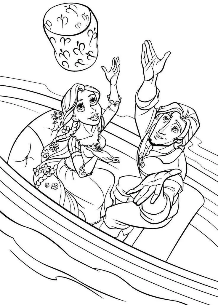 Tangled Coloring Pages 51