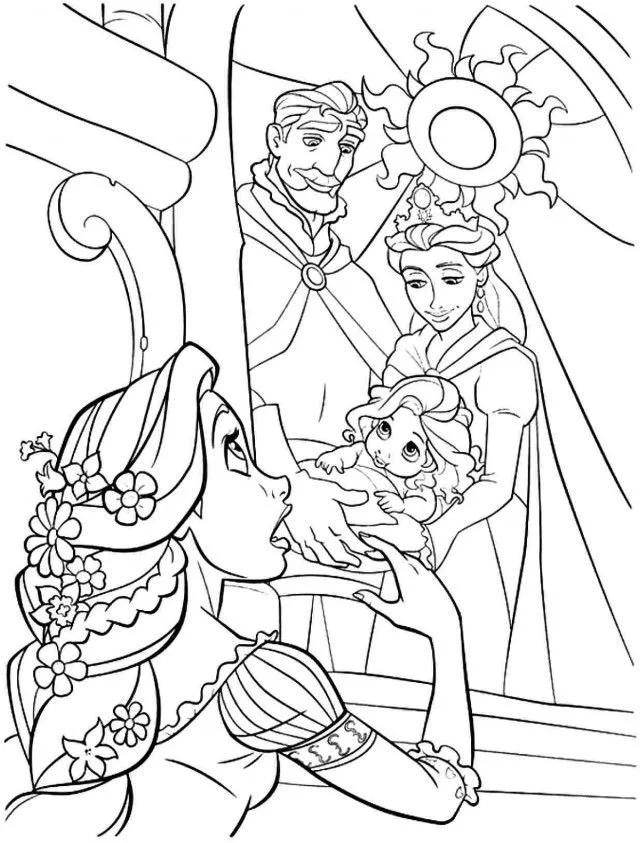 Tangled Coloring Pages 53