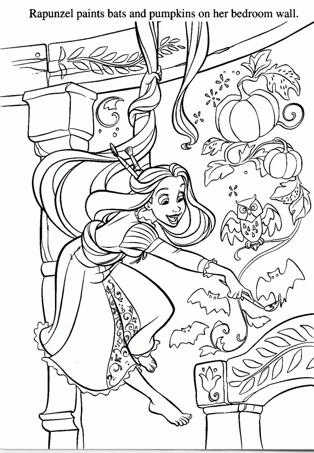 Tangled Coloring Pages 65