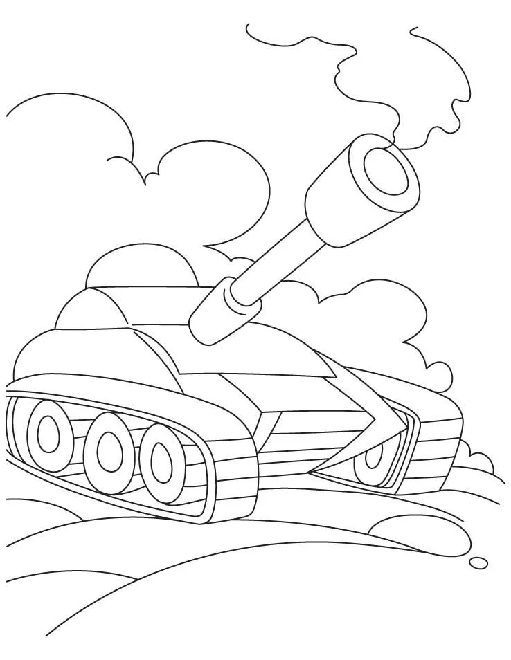 Panzer Ausmalbilder 101