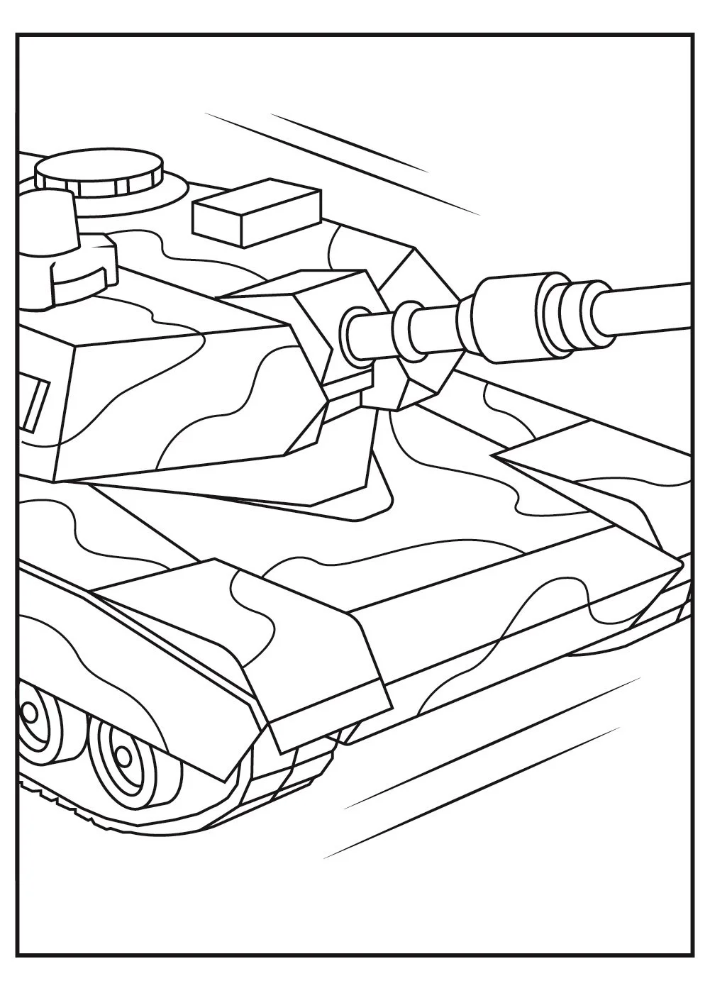 Desenhos de Tanque Do Exercito Para Colorir