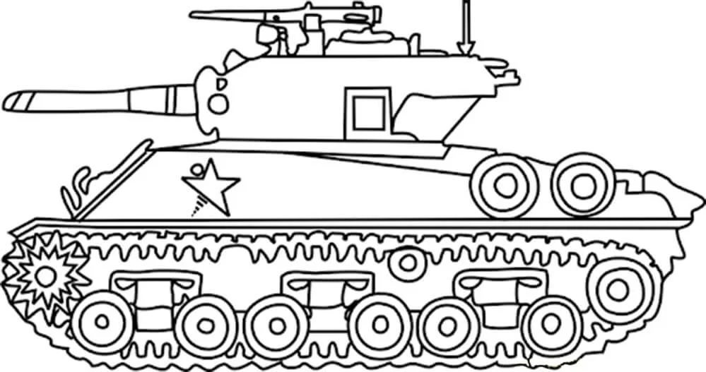 Panzer Ausmalbilder 52