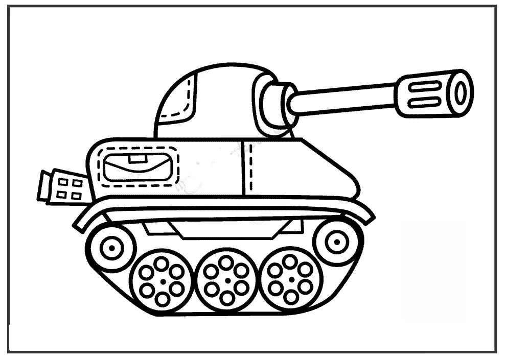 Panzer Ausmalbilder 75