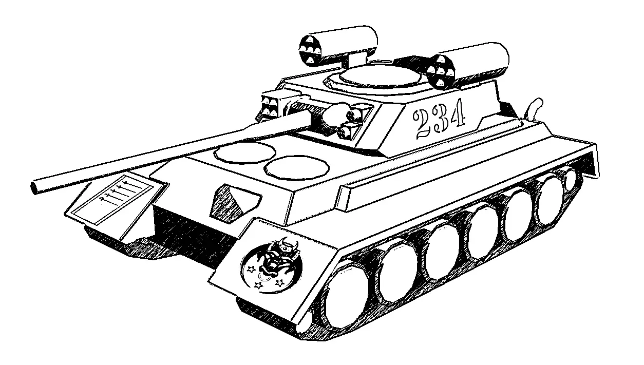 Panzer Ausmalbilder 81