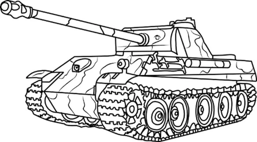 Tank Coloring Pages 9 Printable for Free Download