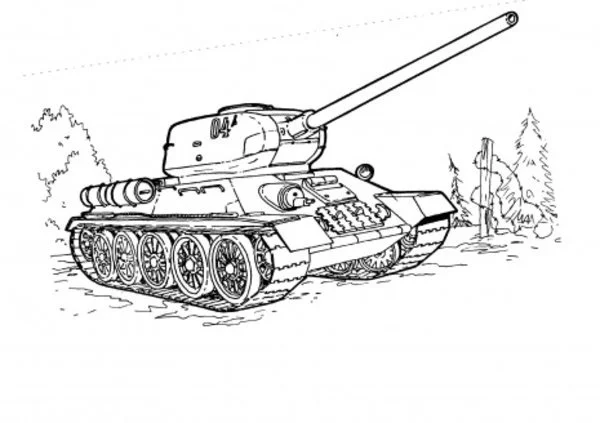 Panzer Ausmalbilder 98