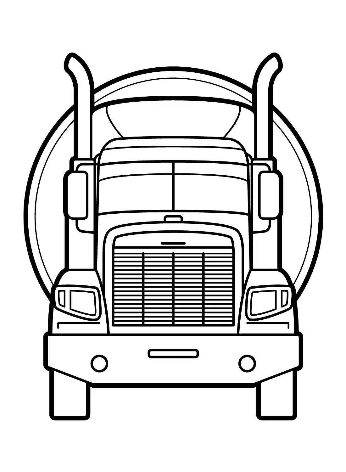 Tanker Truck Coloring Pages 11