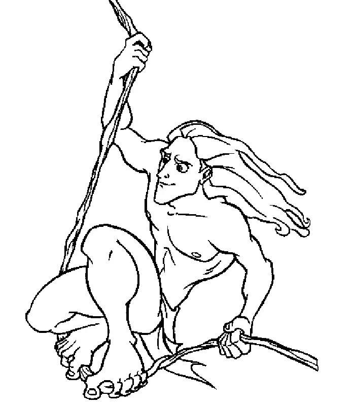 Tarzan Para Colorear 49