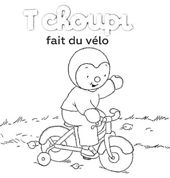 Tchoupi para Colorir 36