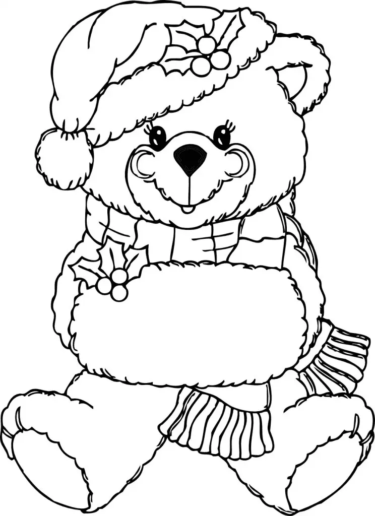 Teddy Bear Coloring Pages 49