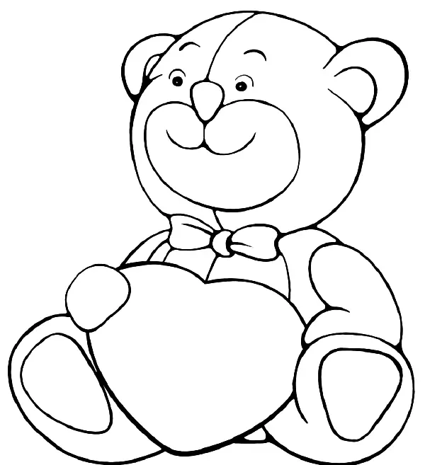 Teddy Bear Coloring Pages 54