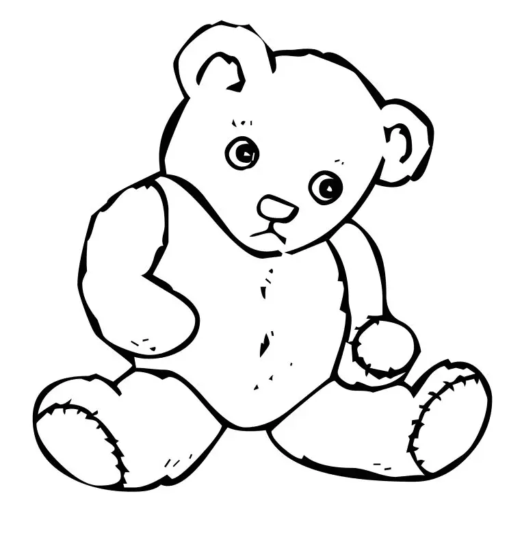 Teddy Bear Coloring Pages 55