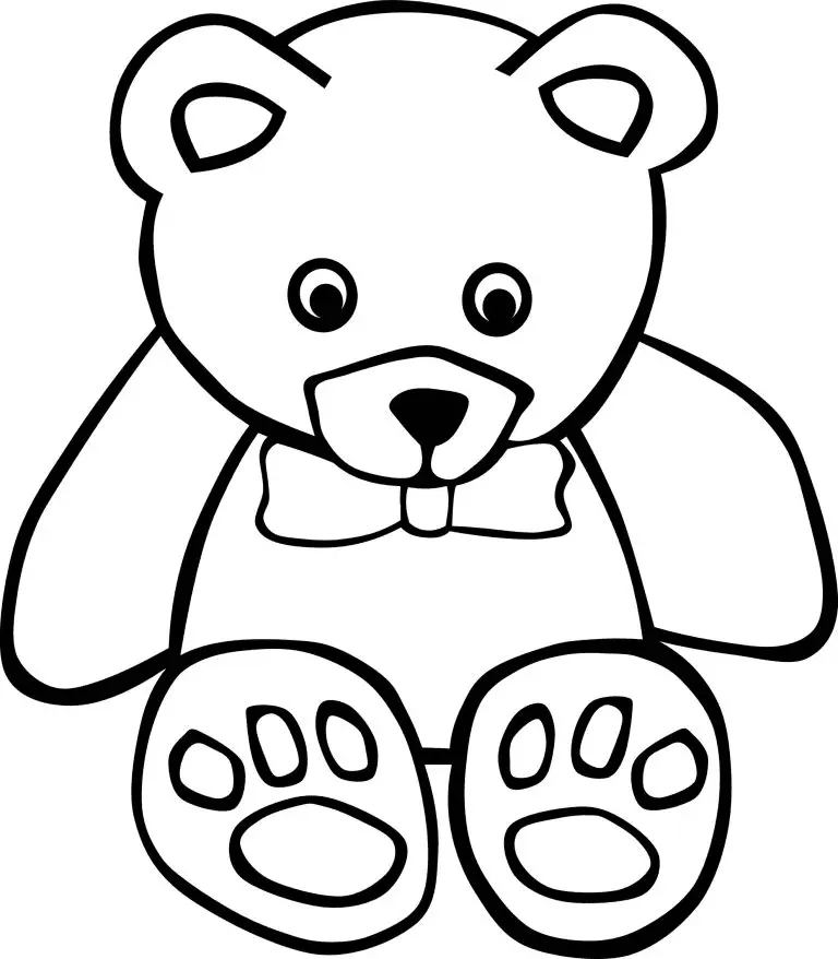 Teddy Bear Coloring Pages 60