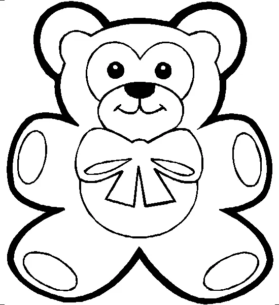 Teddy Bear Coloring Pages 63