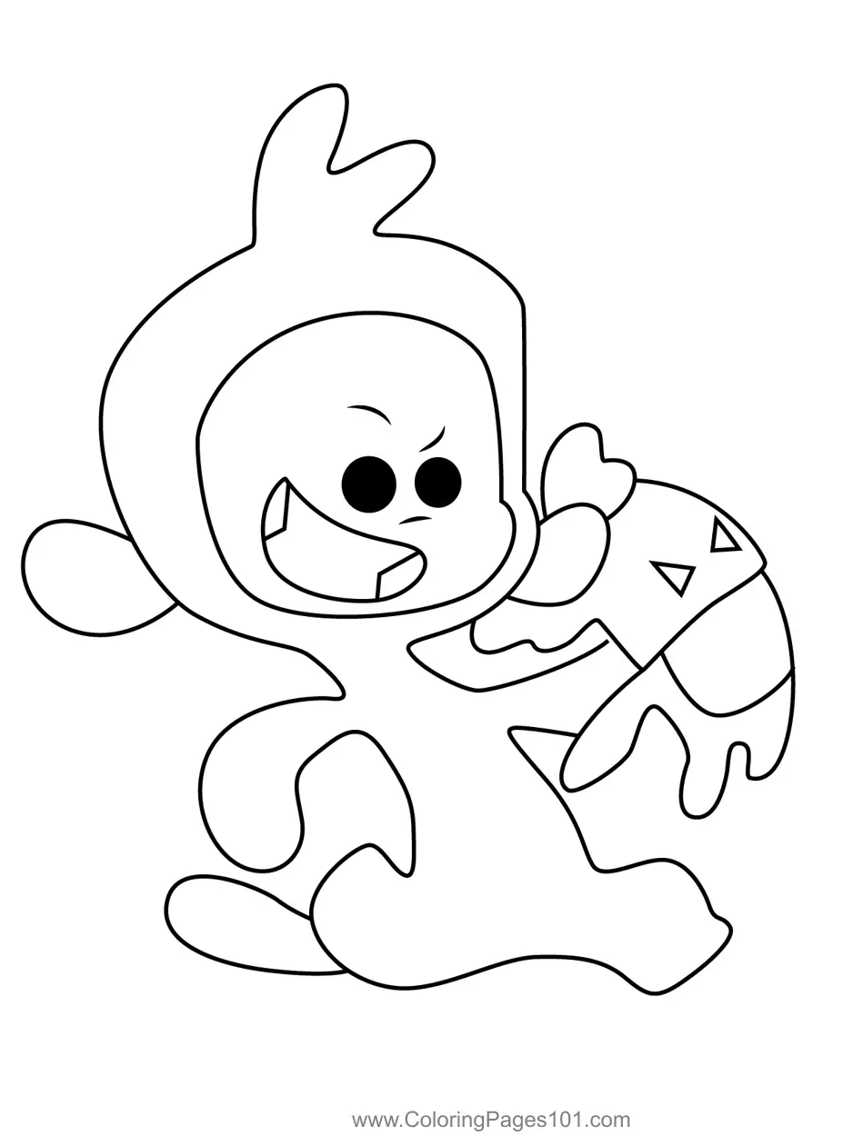 Tee and Mo Coloring Pages 7
