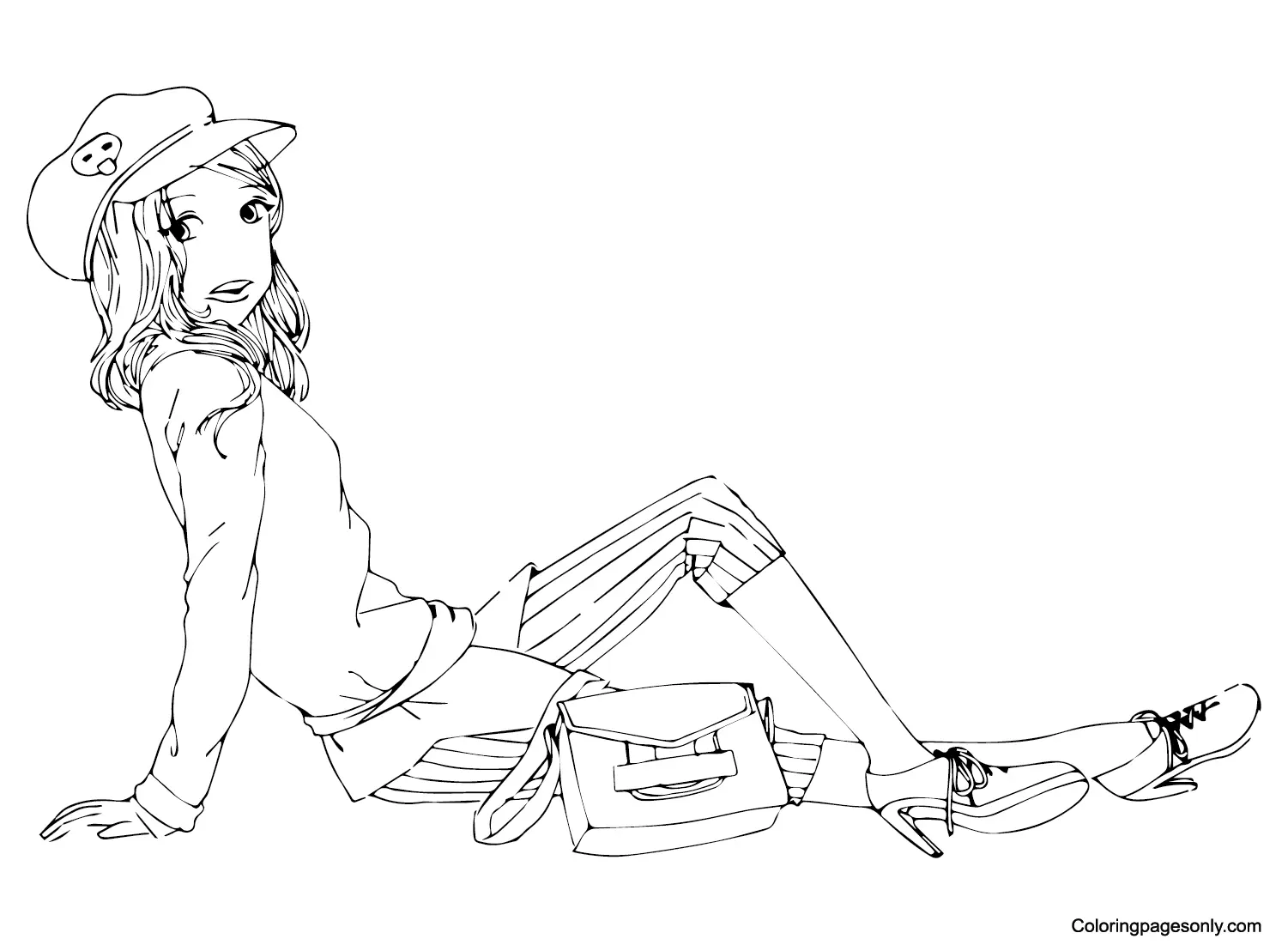 Teenage Girls Coloring Pages 25