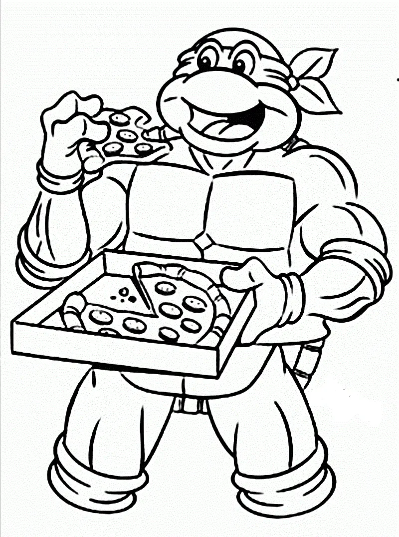 Desenhos de Teenage Mutant Ninja Turtles Para Colorir 5