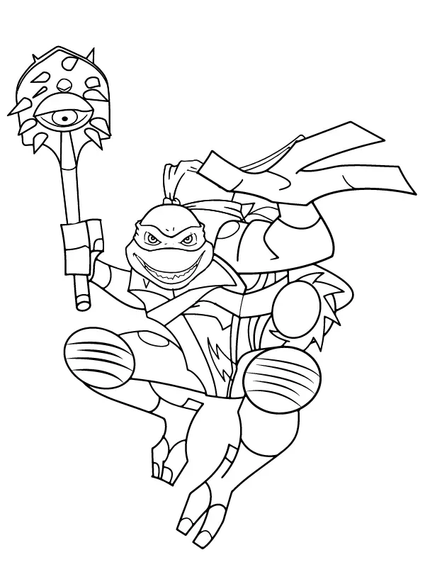 Desenhos de Teenage Mutant Ninja Turtles Para Colorir 9