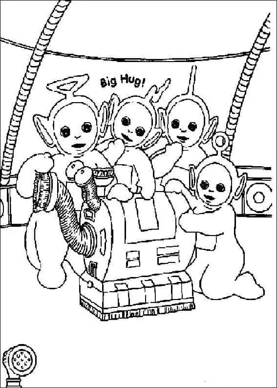 Teletubbies Coloring Pages