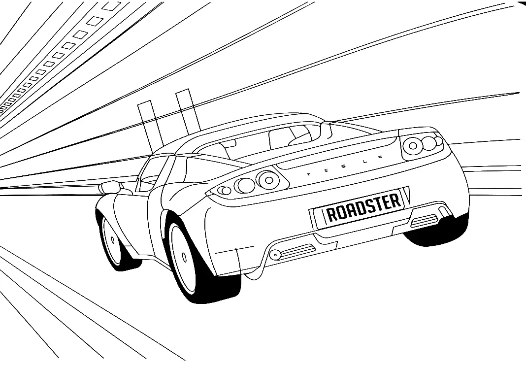 Tesla Coloring Pages