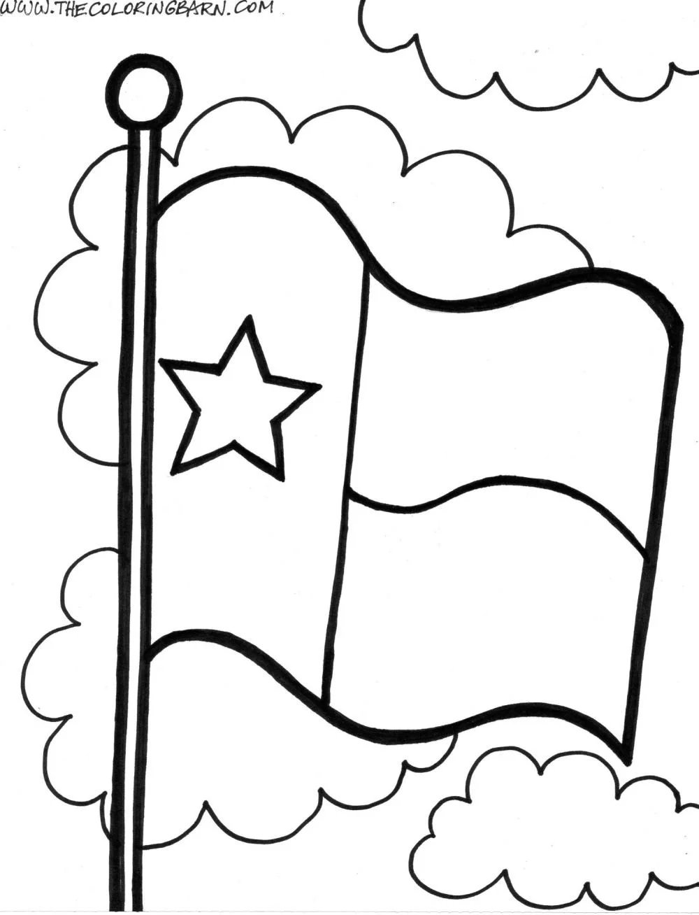 Texas Coloring Pages 17