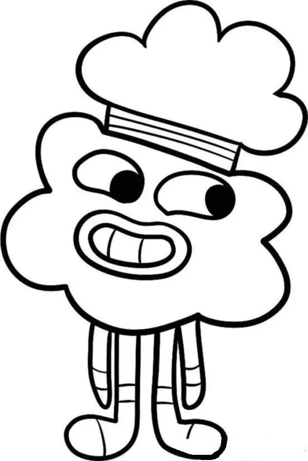 The Amazing World of Gumball Coloring Pages 45