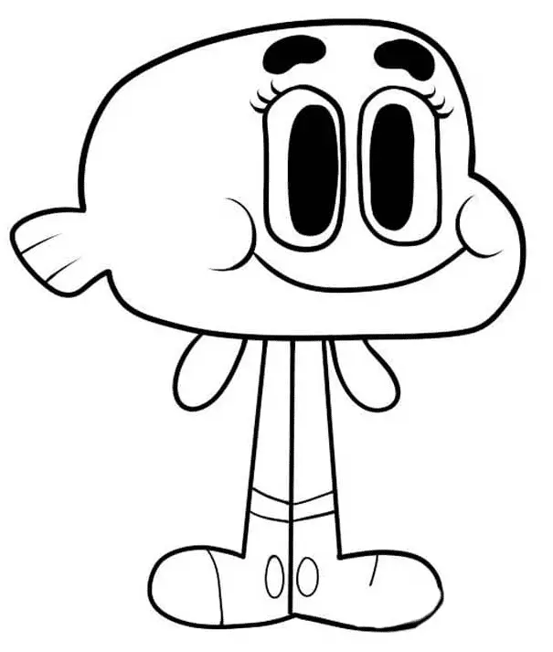 Desenhos de O Incrivel Mundo de Gumball Para Colorir 52