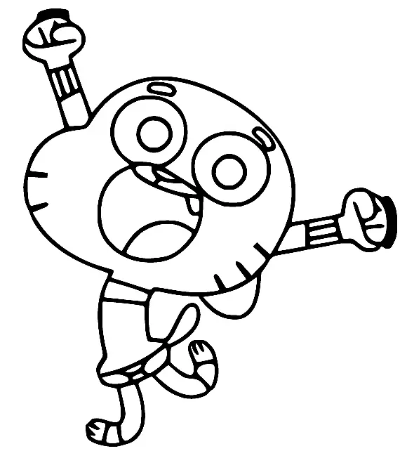 Desenhos de O Incrivel Mundo de Gumball Para Colorir 56