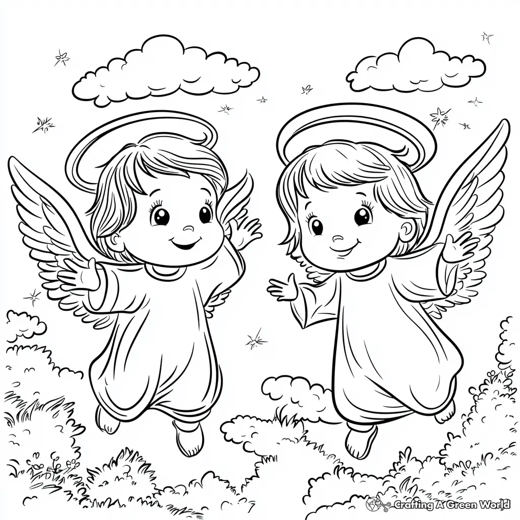 The Birth of Jesus Coloring Pages 11