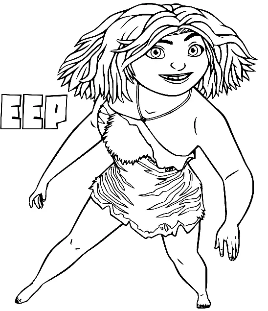 Desenhos de Os Croods Para Colorir 10