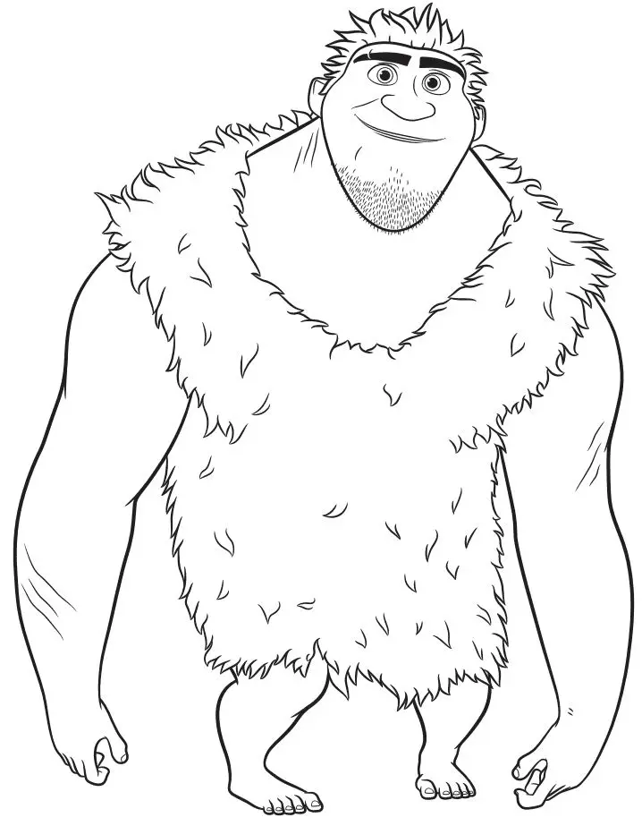 Desenhos de Os Croods Para Colorir 12