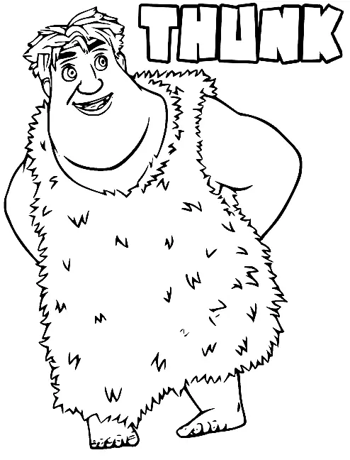 Desenhos de Os Croods Para Colorir 29