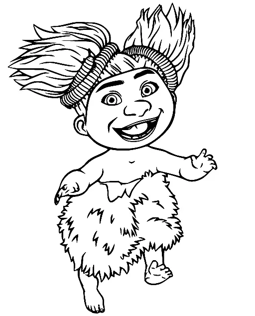 Desenhos de Os Croods Para Colorir 31