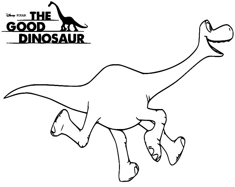 The Good Dinosaur Coloring Pages 20