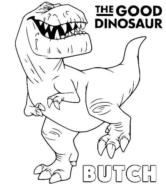 The Good Dinosaur Coloring Pages 25