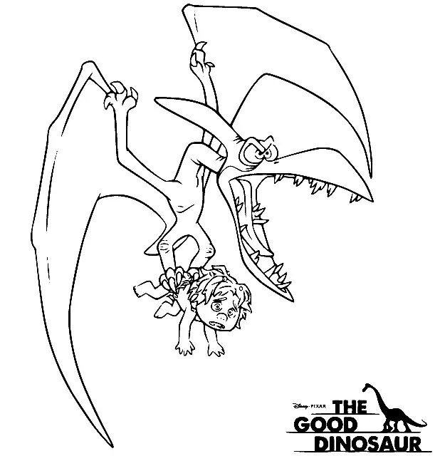 The Good Dinosaur Coloring Pages 26