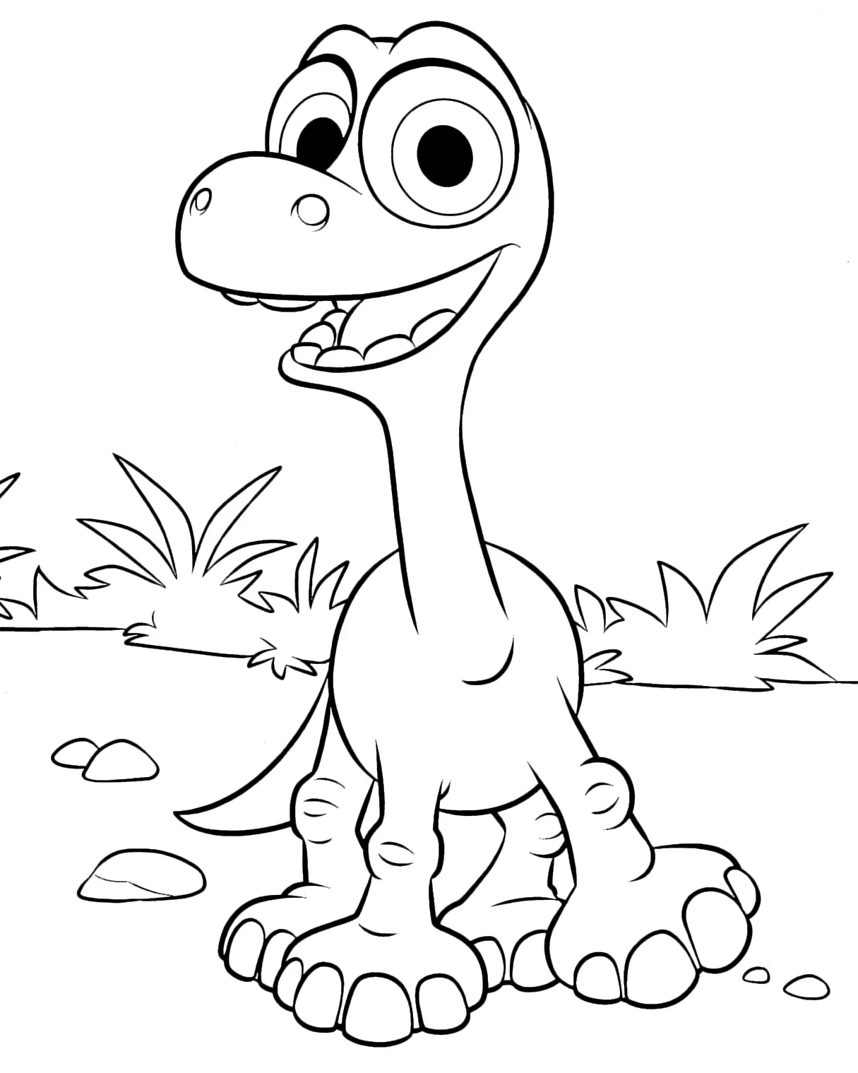 The Good Dinosaur Coloring Pages 4