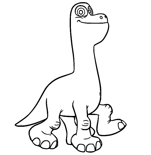 The Good Dinosaur Coloring Pages 42