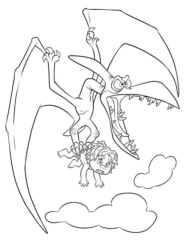 The Good Dinosaur Coloring Pages 53