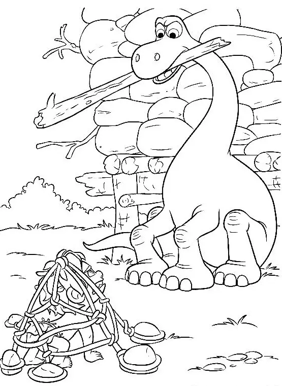 The Good Dinosaur Coloring Pages 54